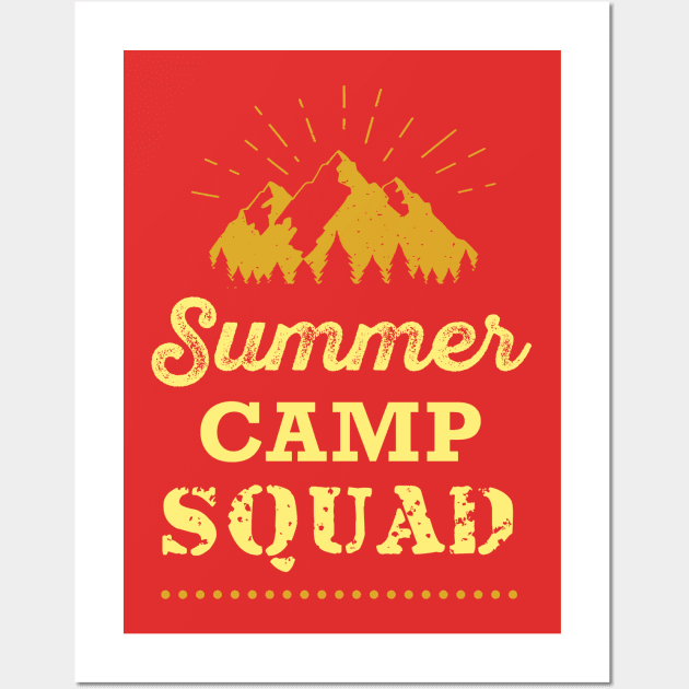 SUMMER CAMP SQUAD Wall Art by Jled